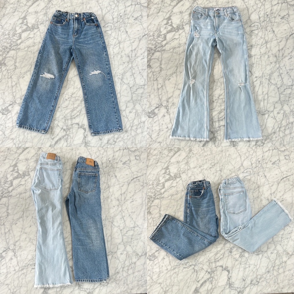 Zara Girls Jeans Denim Bundle Sz 10